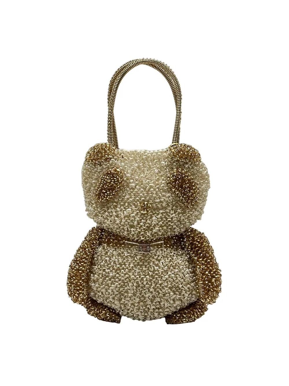 Anteprima Wire Bag White Champagne Gold #294110A61B